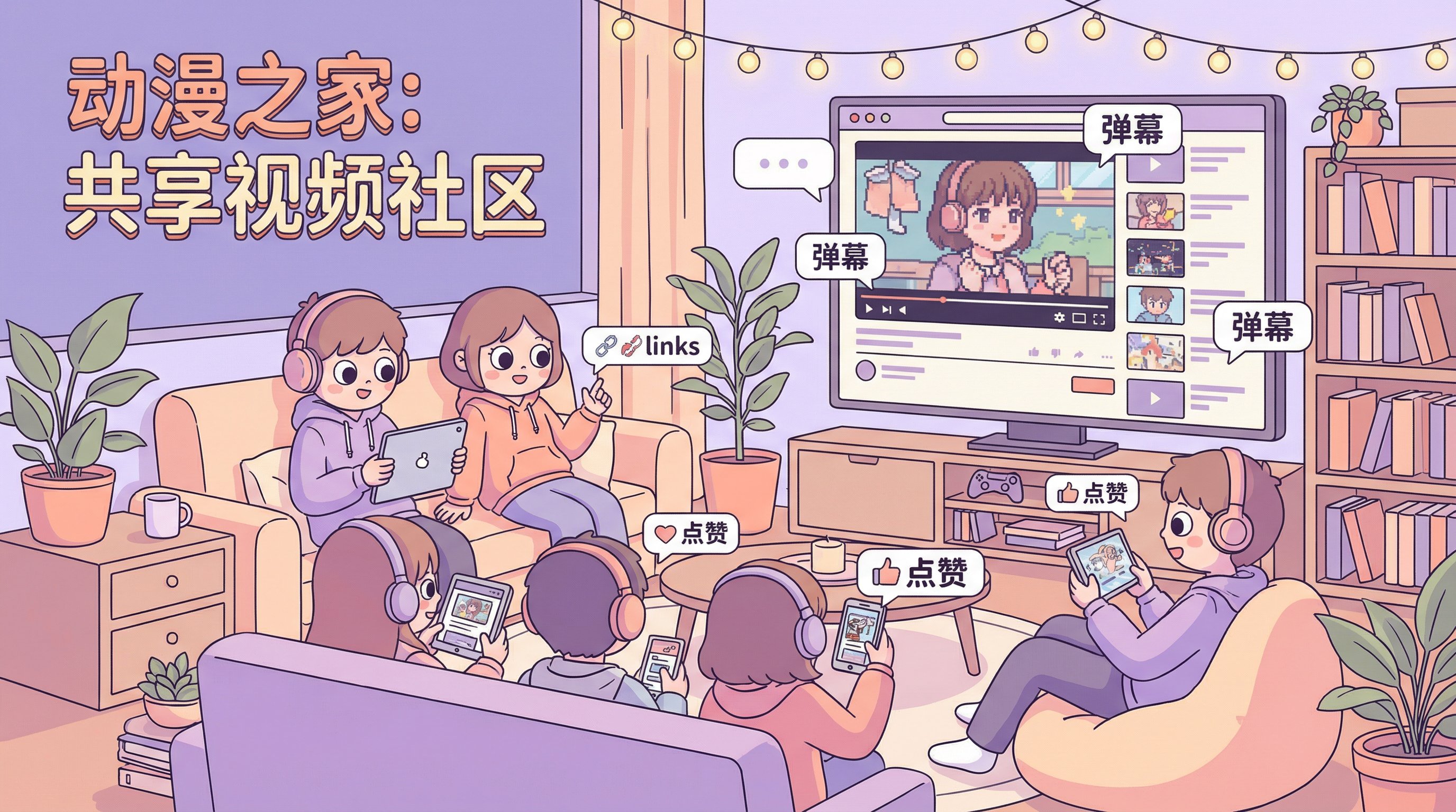 陈美娇动漫社区弹幕互动Banner